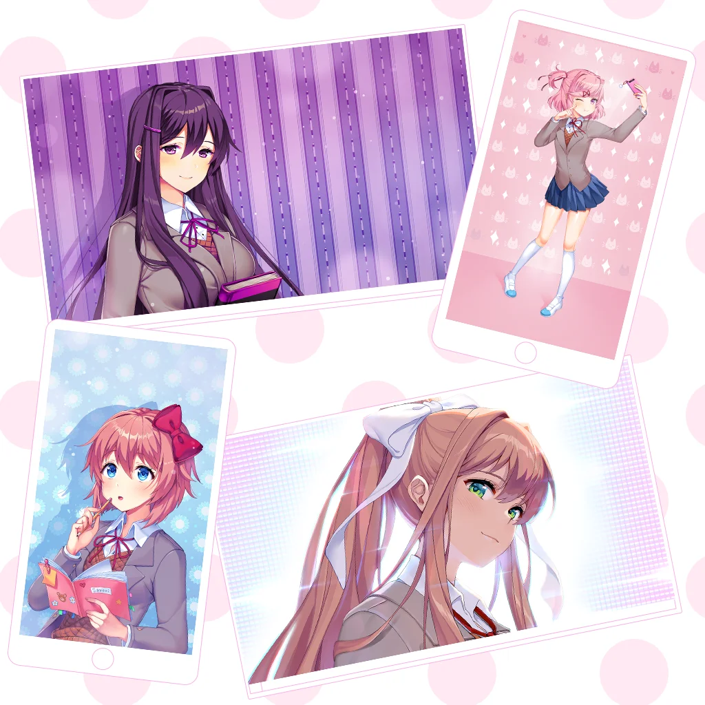 Preview of DDLC wallpapers